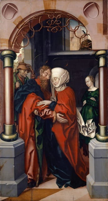 Hans Fries - Joachim and Anne at the Golden Gate