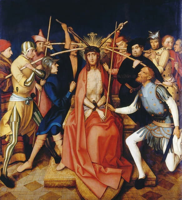 Hans Holbein The Elder - Christ Crowned with Thorns