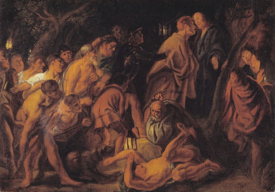 Jacob Jordaens - The Betrayal and Arrest of Christ in Gethsemane