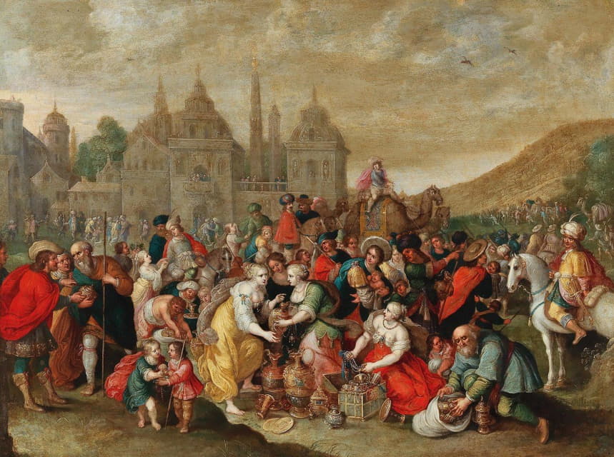 Hieronymus Francken III - The Departure of the Israelites from Egypt