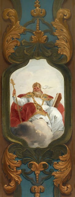 Jacob de Wit - Pope Gregory the Great, Church Father