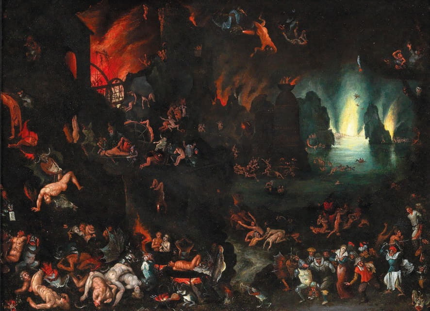 Jan Brueghel The Elder - A scene of Hell