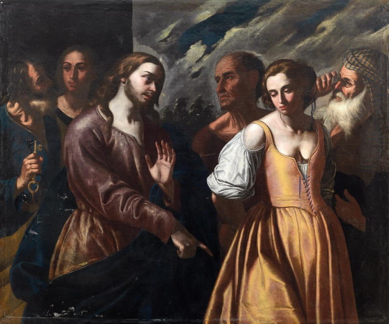 Onofrio Palumbo - Christ and the Adulteress