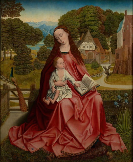 Aert van den Bossche - Virgin and Child in a Landscape