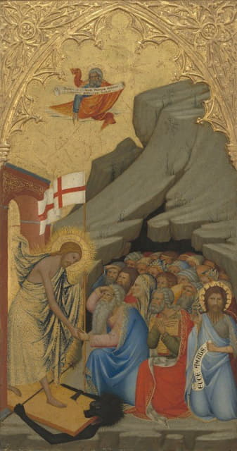 Andrea Vanni - Scenes from the Passion of Christ – The Descent into Limbo (right panel)