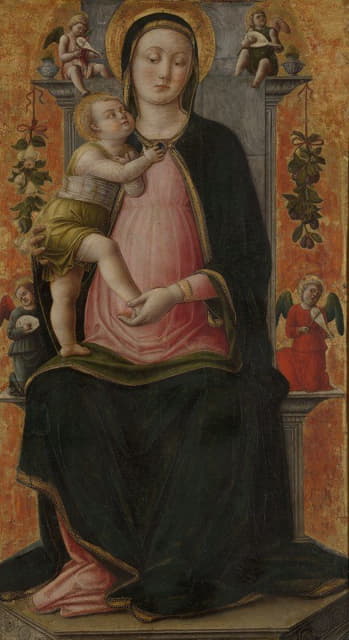 Antonio Vivarini - Virgin and Child Enthroned