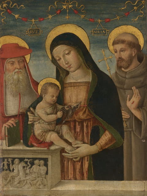 圣母和圣子杰罗姆和阿西西的弗朗西斯