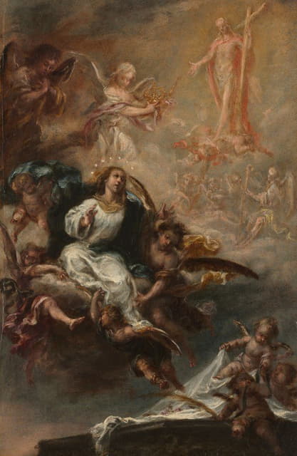 Juan de Valdés Leal - Study for ‘The Assumption of the Virgin’ for San Augustín, Seville