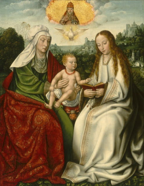 圣安妮与圣母与基督之子