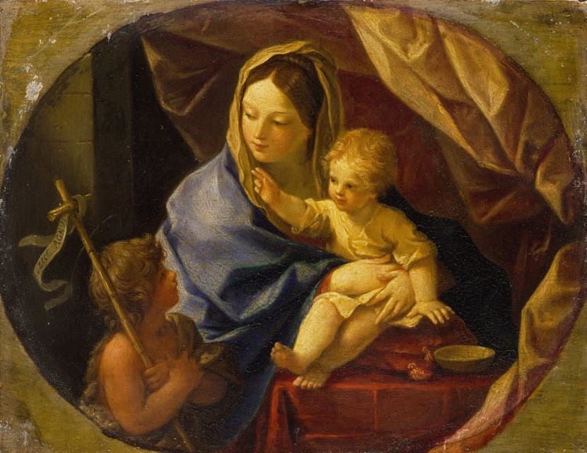 Anonymous - The Virgin and Child with the Infant Baptist
