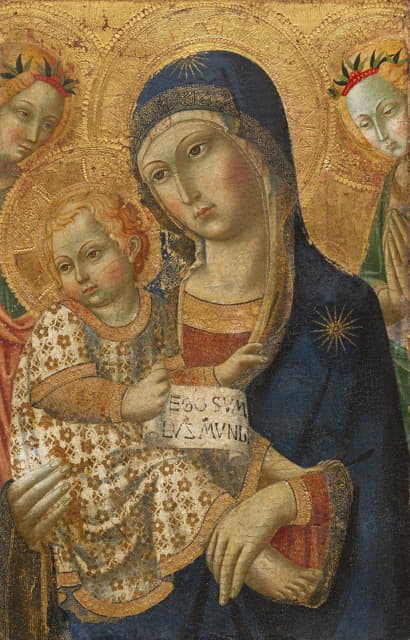 Anonymous - Virgin and Child Enthroned