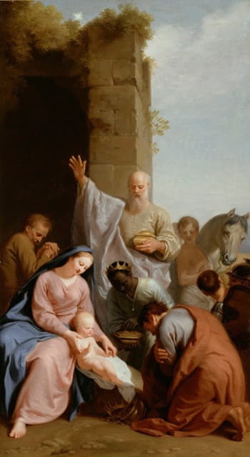 Henri Antoine de Favanne - Adoration of the Magi