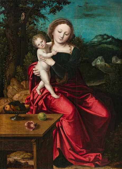 Master of the Parrot - Madonna and Child