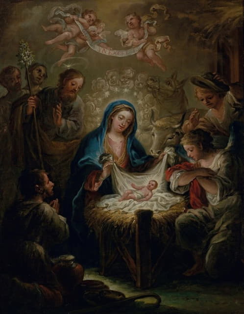 Jerónimo Ezquerra - The Adoration of the Sheperds