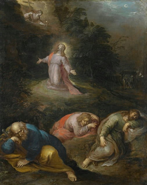 Frans Francken the Younger - Christ In The Garden Of Olives