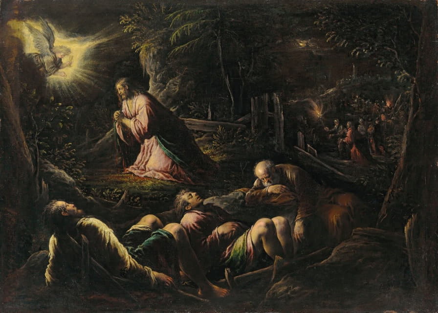 Jacopo Bassano - The Agony in the Garden