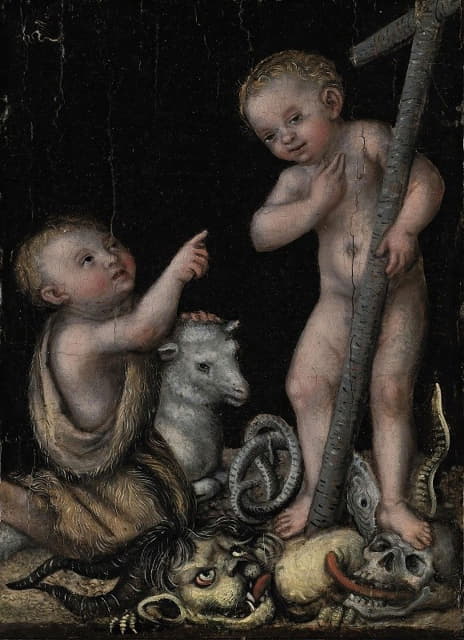 Lucas Cranach the Elder - The Infant Christ and Saint John the Baptist