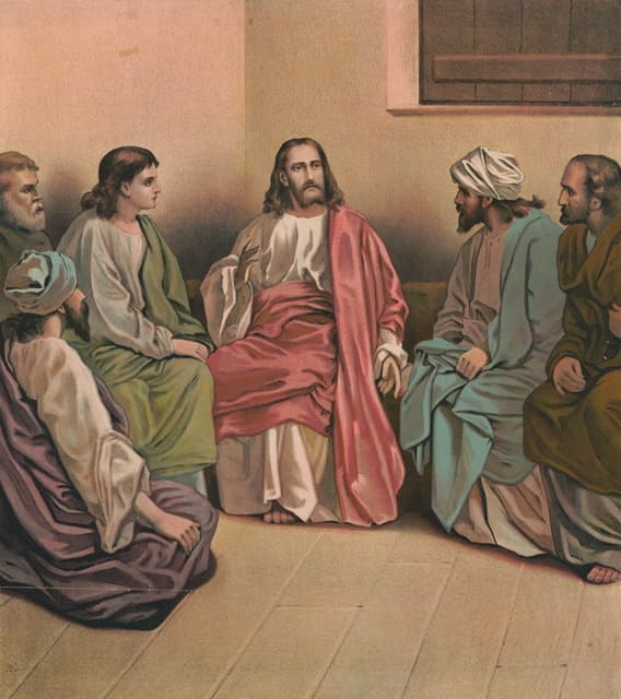 Harris, Jones & Co - Christ comforting his disciples