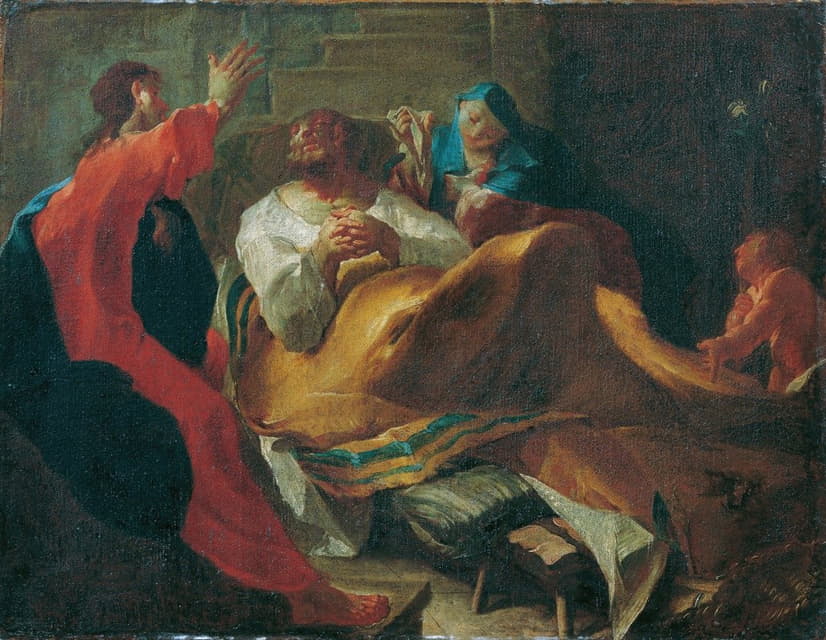 Franz Sigrist the elder - Der Tod des heiligen Joseph
