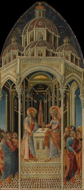 Giovanni di Paolo - The Annunciation to Zacharias