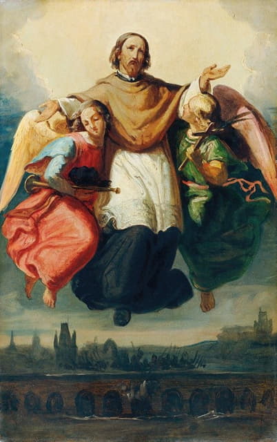 Johann Till the younger - Glorie des heiligen Johannes von Nepomuk