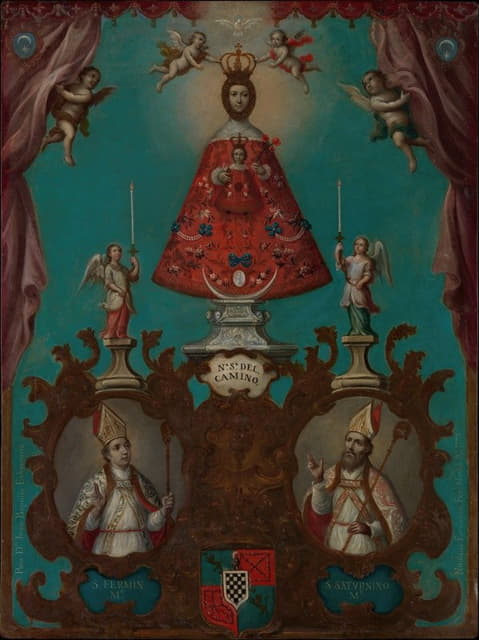 Nicolás Enríquez - The Virgin of El Camino with St. Fermín and St. Saturnino