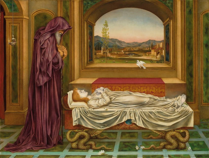 Evelyn De Morgan - The Wandering Jew; ‘Whom the gods love die young’
