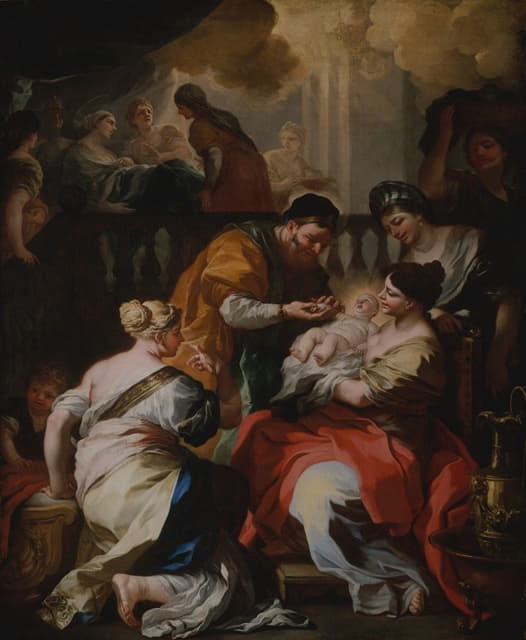 Francesco Solimena - The Birth of the Virgin