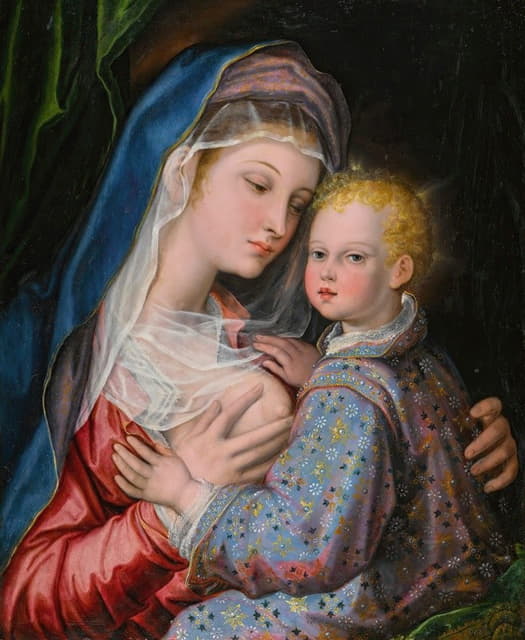 Giovan Bernardo Lama - Madonna And Child