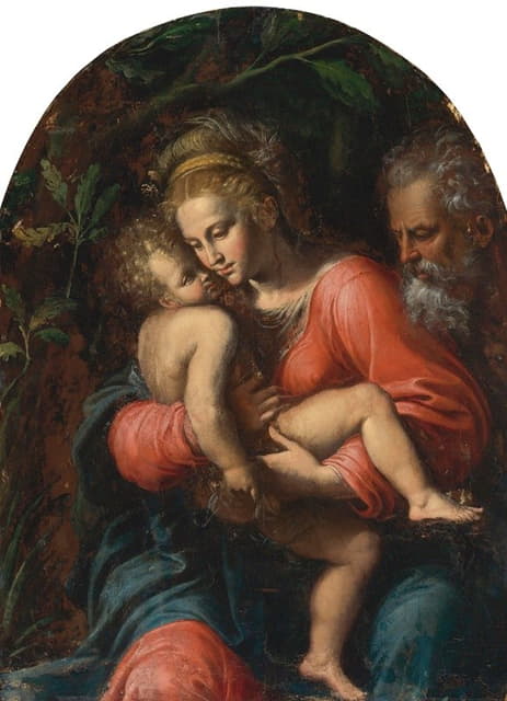Girolamo Da Carpi - The Holy Family