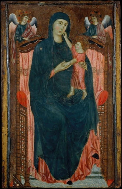 Master of Varlungo - Madonna and Child Enthroned with Angels