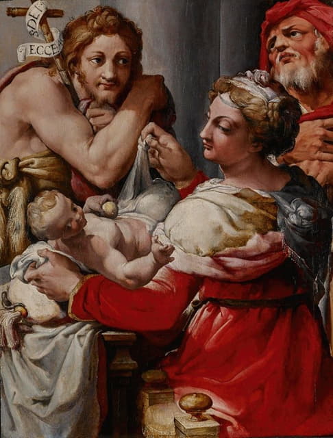 Nosadella - The Holy Family with Saint John the Baptist