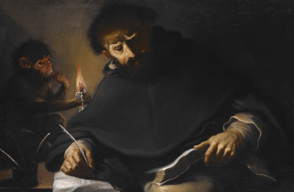 Pietro della Vecchia - St. Dominic and the Devil