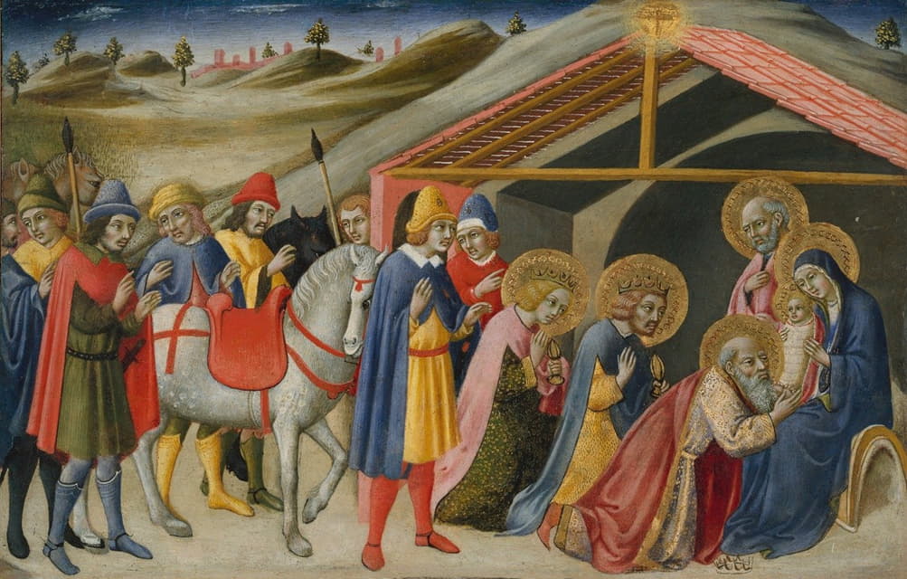Sano di Pietro - The Adoration of the Magi