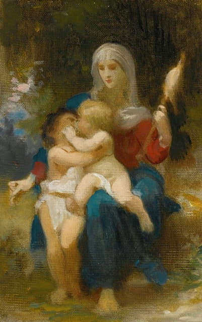 William-Adolphe Bouguereau - Study For Sainte Famille