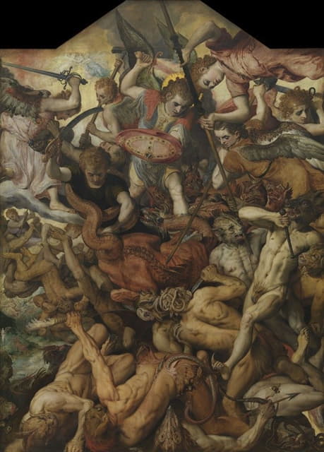 Frans Floris - The Fall of Rebelious Angels