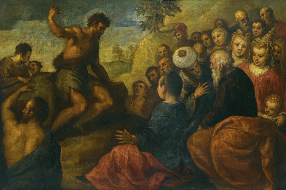 Jacopo Palma il Giovane - St John The Baptist Preaching