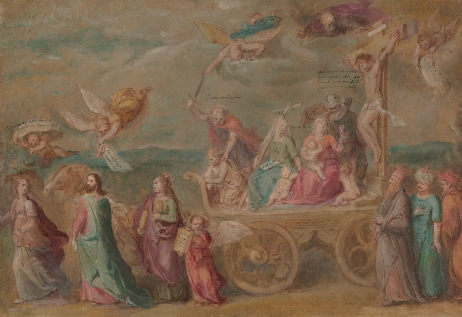 Otto van Veen - The Triumph of the Word of God, from the Series Triumph of the Catholic Church