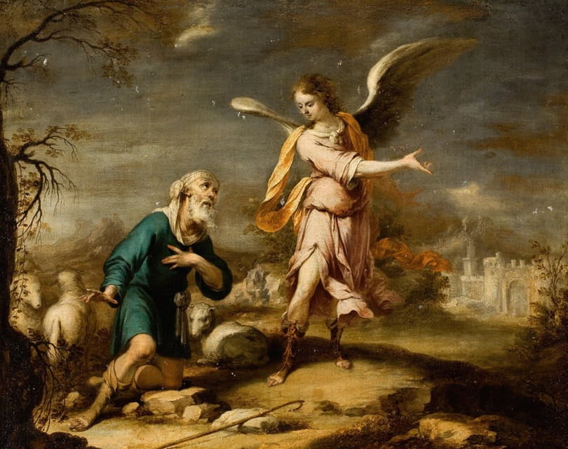 Cornelis Schut III - Shepherd and Archangel in an Extensive Landscape