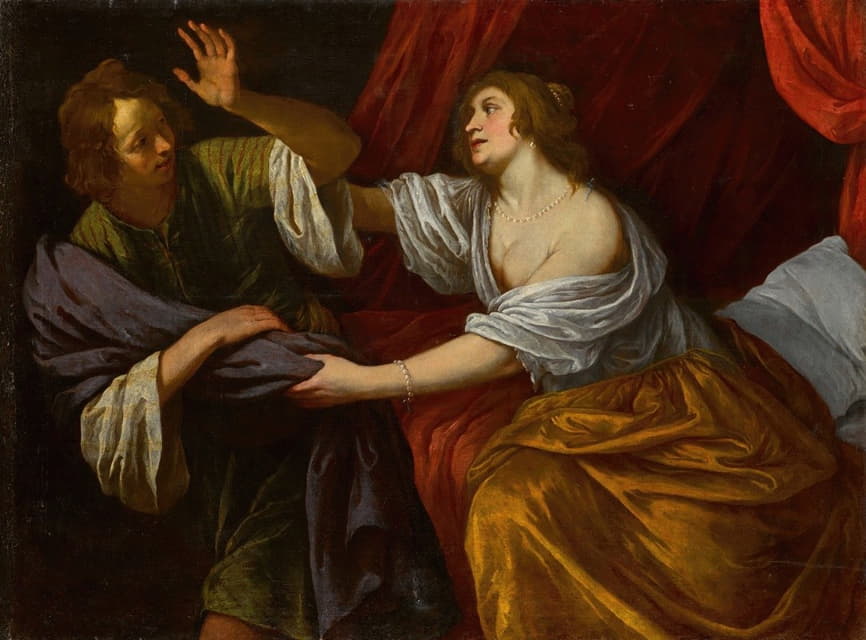 Giovanni Andrea de' Ferrari - Joseph and Potiphar’s wife