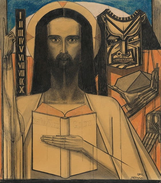 Jan Toorop - Étude pour ‘Christus in de woestijn’