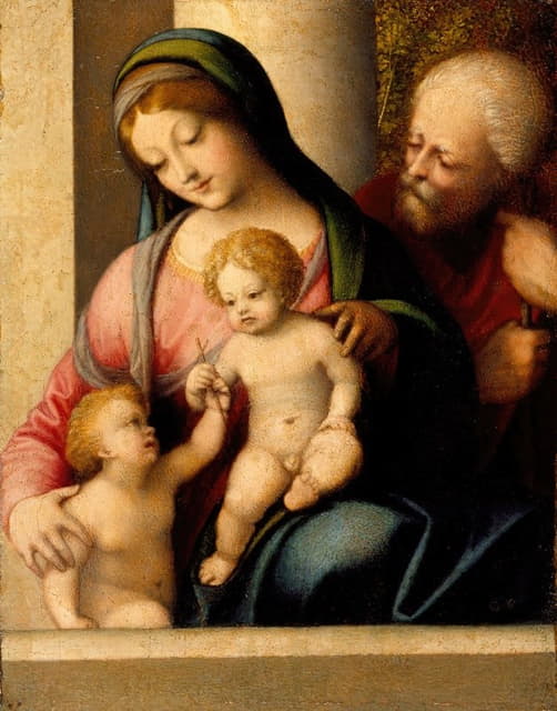 Correggio - Holy Family with the Infant St. John