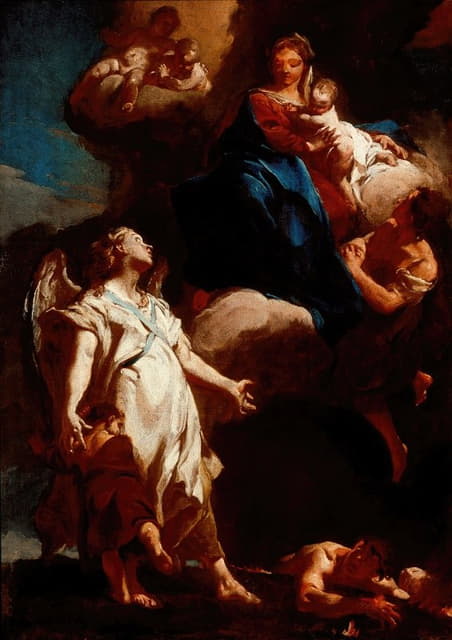 Giovanni Battista Piazzetta - The Virgin Appearing to the Guardian Angel