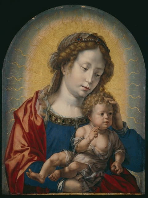 Jan Gossaert - Virgin and Child