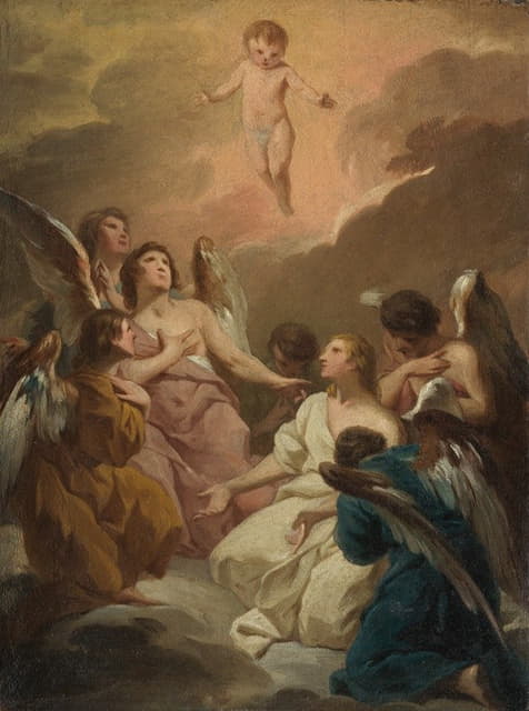 七位崇拜基督孩子的天使