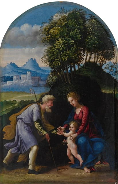 The Master of the Twelve Apostles - The Holy Family