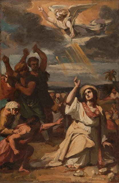 Auguste Couder - Le martyre de saint Etienne