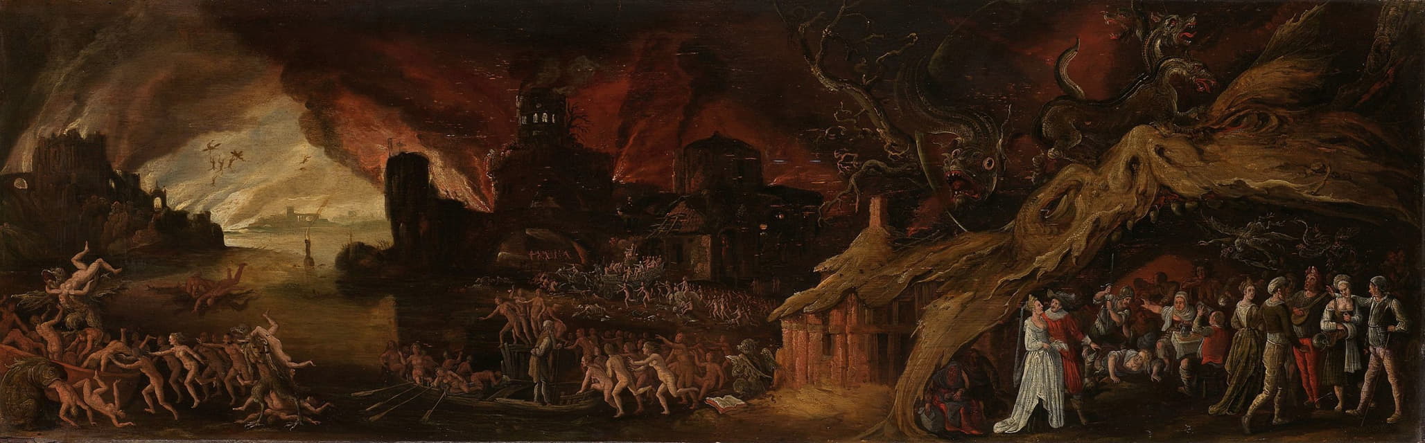 Jacob Isaacsz. van Swanenburg - The Last Judgment and the Seven Deadly Sins
