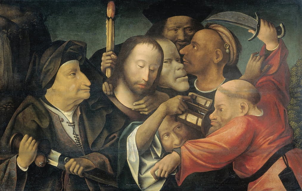 Manner of Hieronymus Bosch - The Arrest of Christ