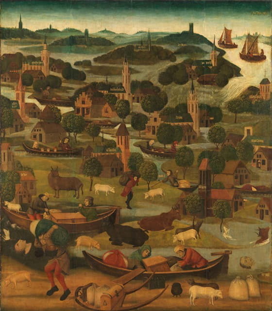 Master of the St Elizabeth Panels - The Saint Elizabeth’s Day Flood